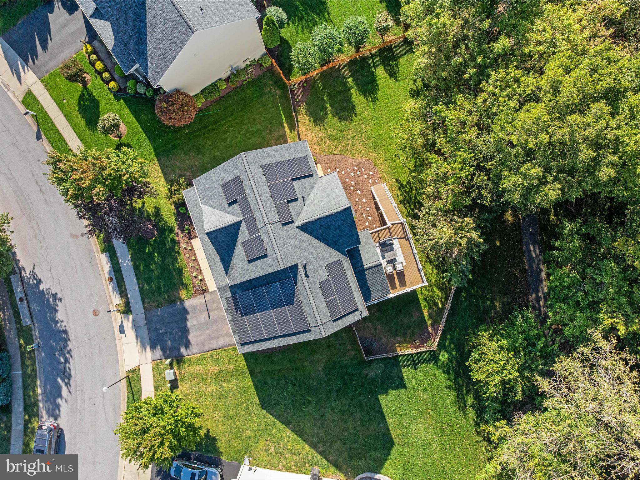 1704 Canal Clipper Court Point of Rocks, MD 21777 - Photo 54 of 75 an aerial view of a house with garden space and a lake view
