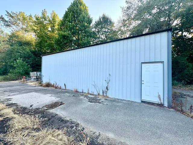 a backyard of a house