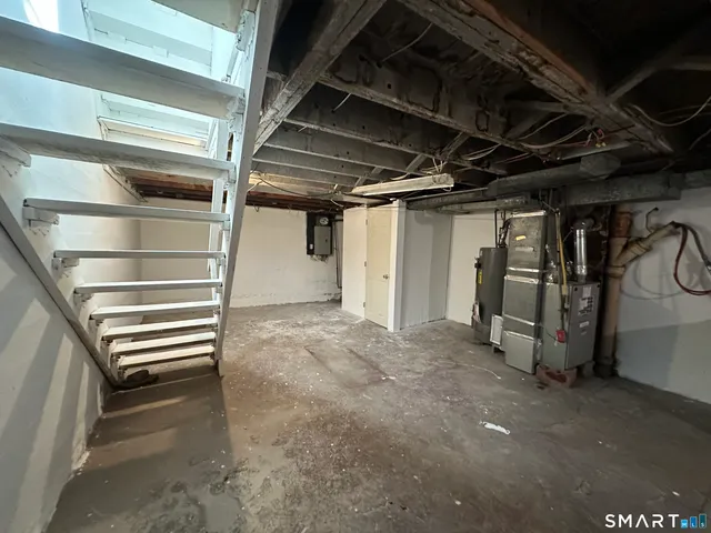 a view of an empty storage area