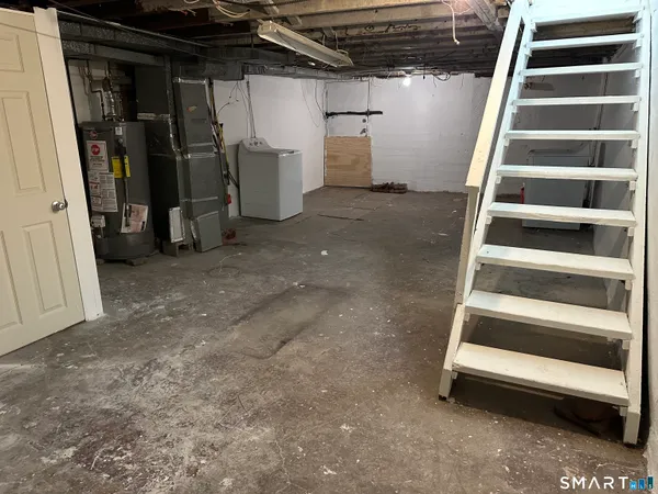 a view of storage and utility room