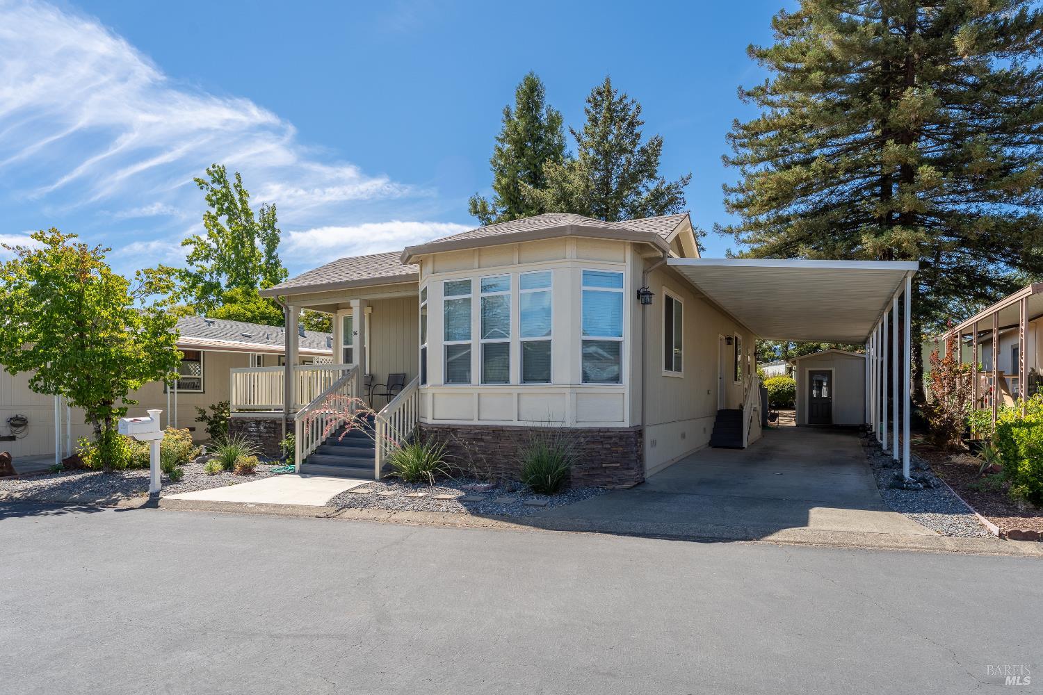 36 Blanco Place Ukiah, CA 95482 - Photo 19 of 20 a front view of a house with a yard