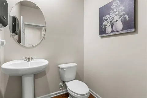 a view of a hallway with elevator