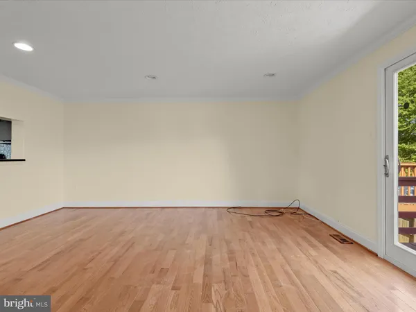wooden floor in a room