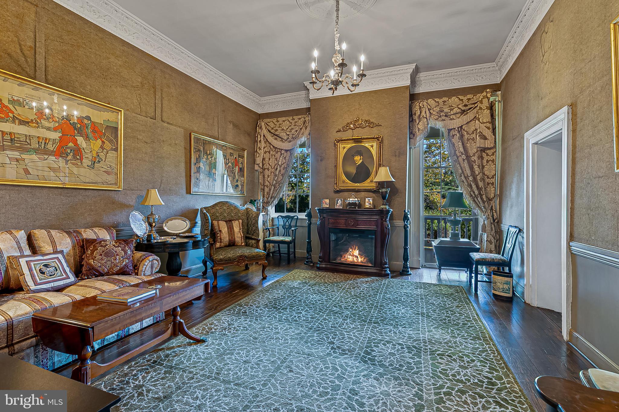 1610 Delaplane Grade Road Upperville, VA 20184 - Photo 77 of 123 TV room with half bath