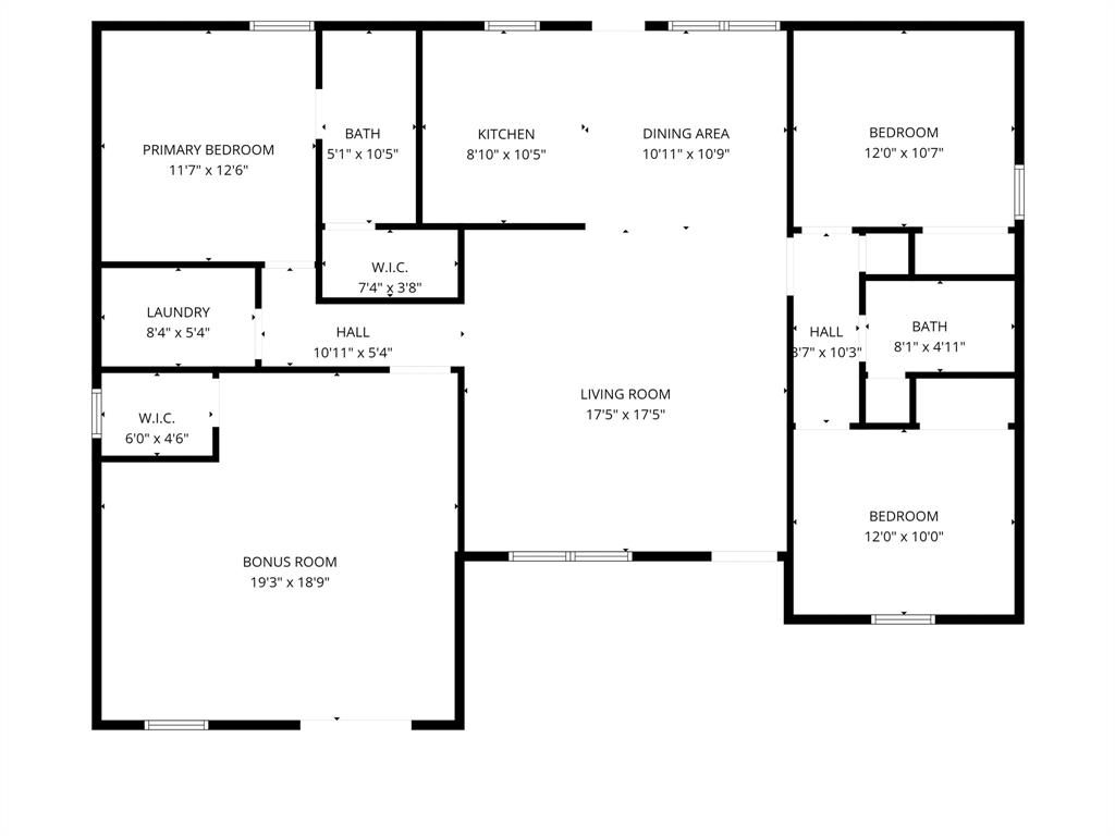 903 Amy Way Bonham, TX 75418 - Photo 27 of 27 View of floor plan / room layout