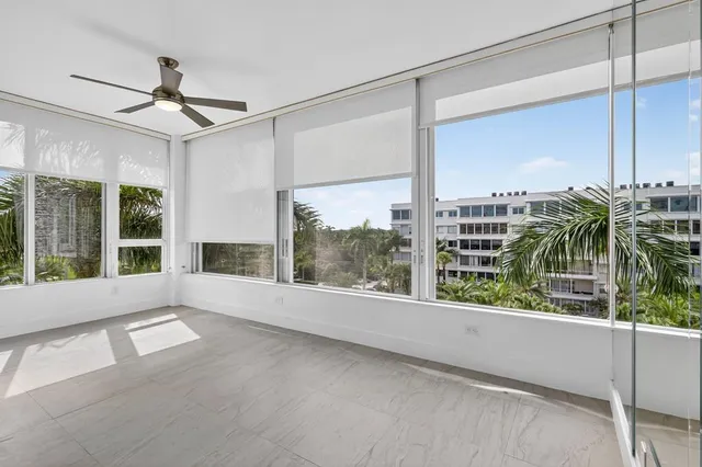a view of a large window with an outdoor space