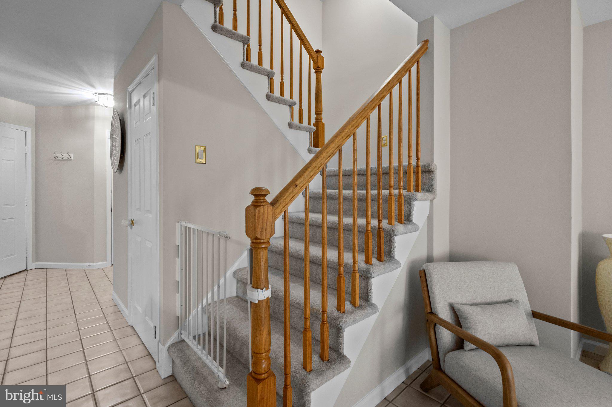 1621 Covington Road, Unit 11 Yardley, PA 19067 - Photo 17 of 36 Stairway to Upper Level