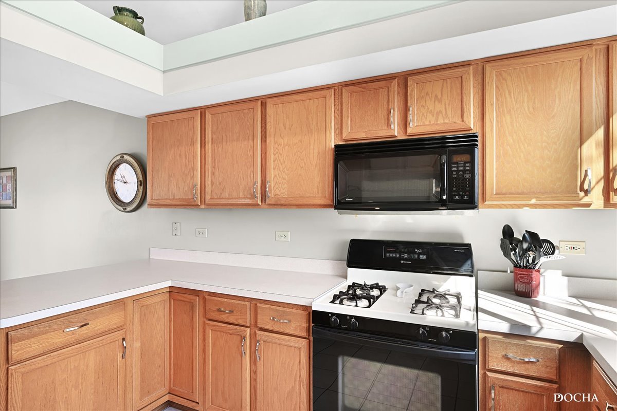 2209 Gray Hawk Drive Plainfield, IL 60586 - Photo 6 of 51 a kitchen with a stove a microwave and sink
