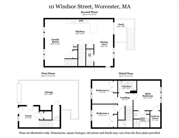 $549,900 | 10 Windsor Street, Unit C, Worcester, MA 01605