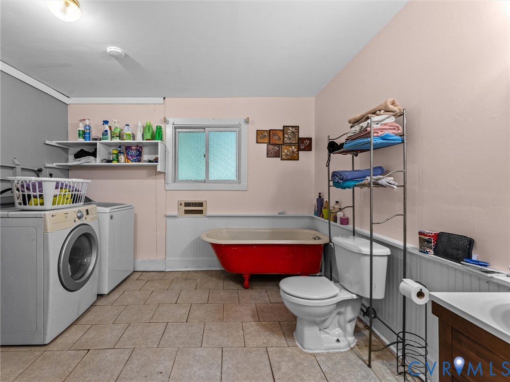 2305 Mosby Road Powhatan, VA 23139 - Photo 23 of 37 basement level bathroom/laundry room