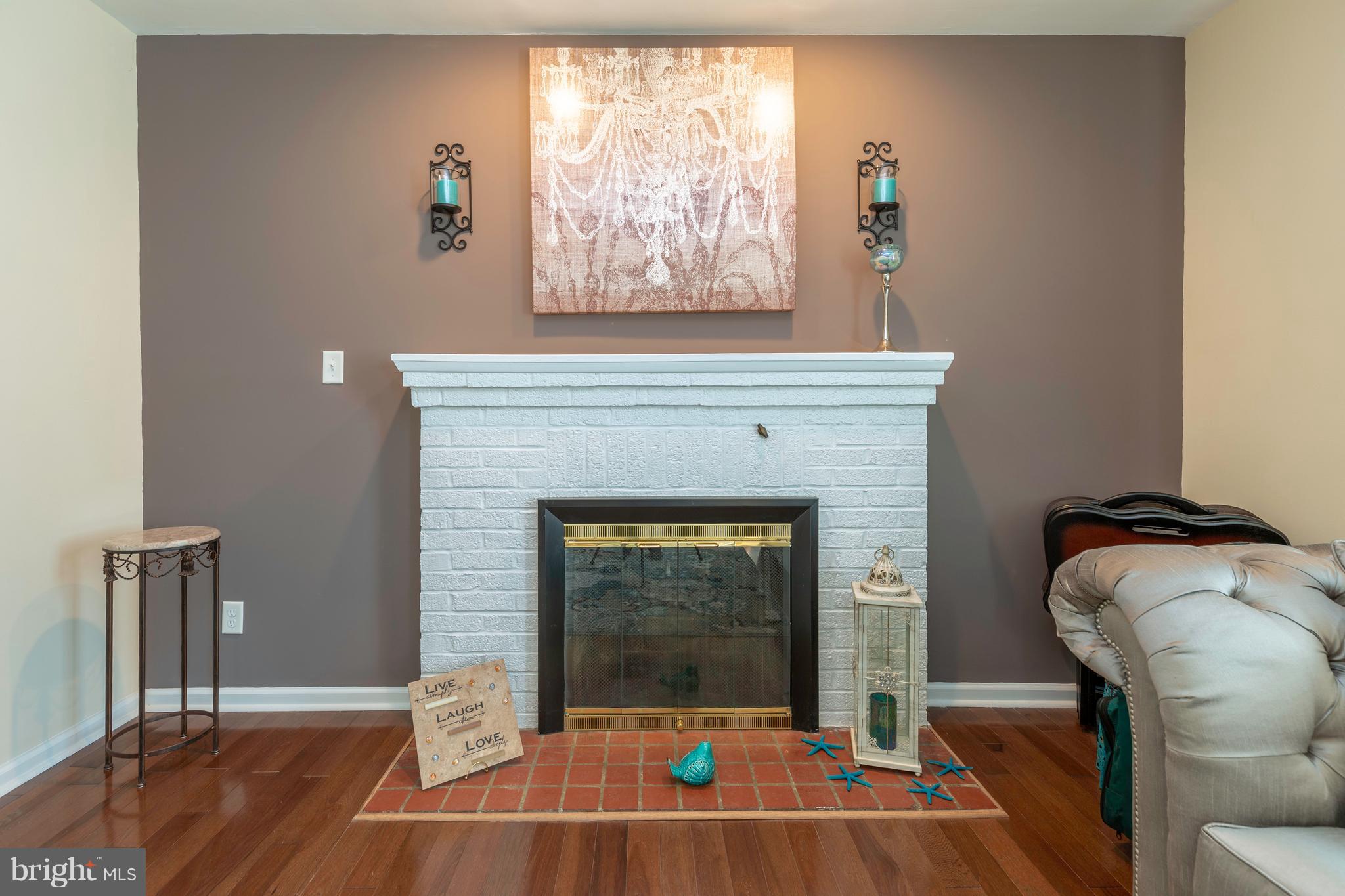 1 Twin Oaks Road Linthicum, MD 21090 - Photo 5 of 84 Great brick fireplace in living/family room.