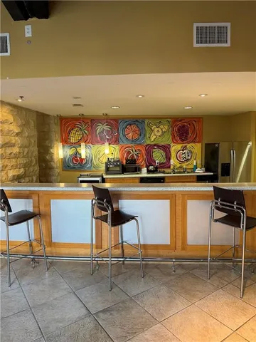 a view of an outdoor space with seating area