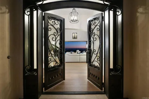 a view of front door of a house