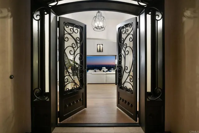 a view of front door of a house