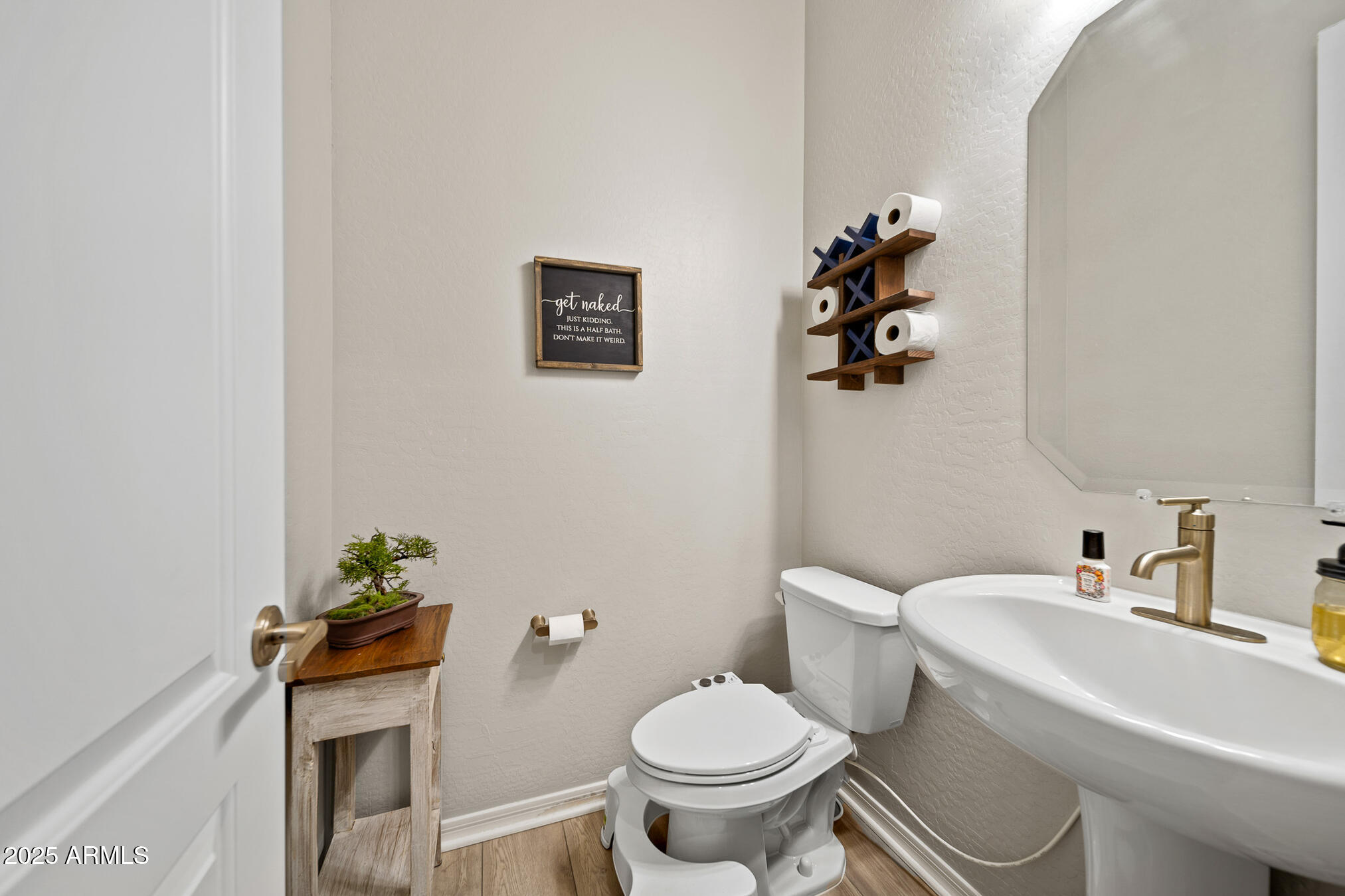 4155 East Jesse Street Gilbert, AZ 85295 - Photo 32 of 71 a bathroom with a toilet and a sink