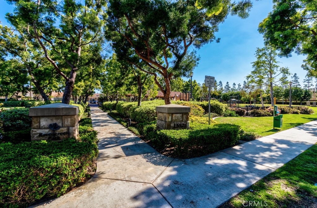8 Zinnia Irvine, CA 92618 - Photo 59 of 63 a view of a garden with plants and large trees