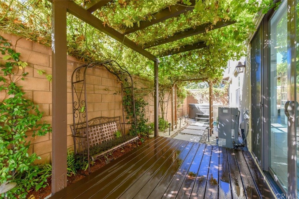 134 Paxton Irvine, CA 92620 - Photo 43 of 51 a view of balcony with wooden floor and outdoor space
