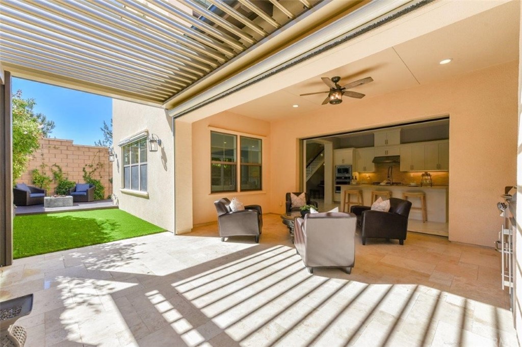 134 Paxton Irvine, CA 92620 - Photo 49 of 51 a bedroom with furniture and a yard