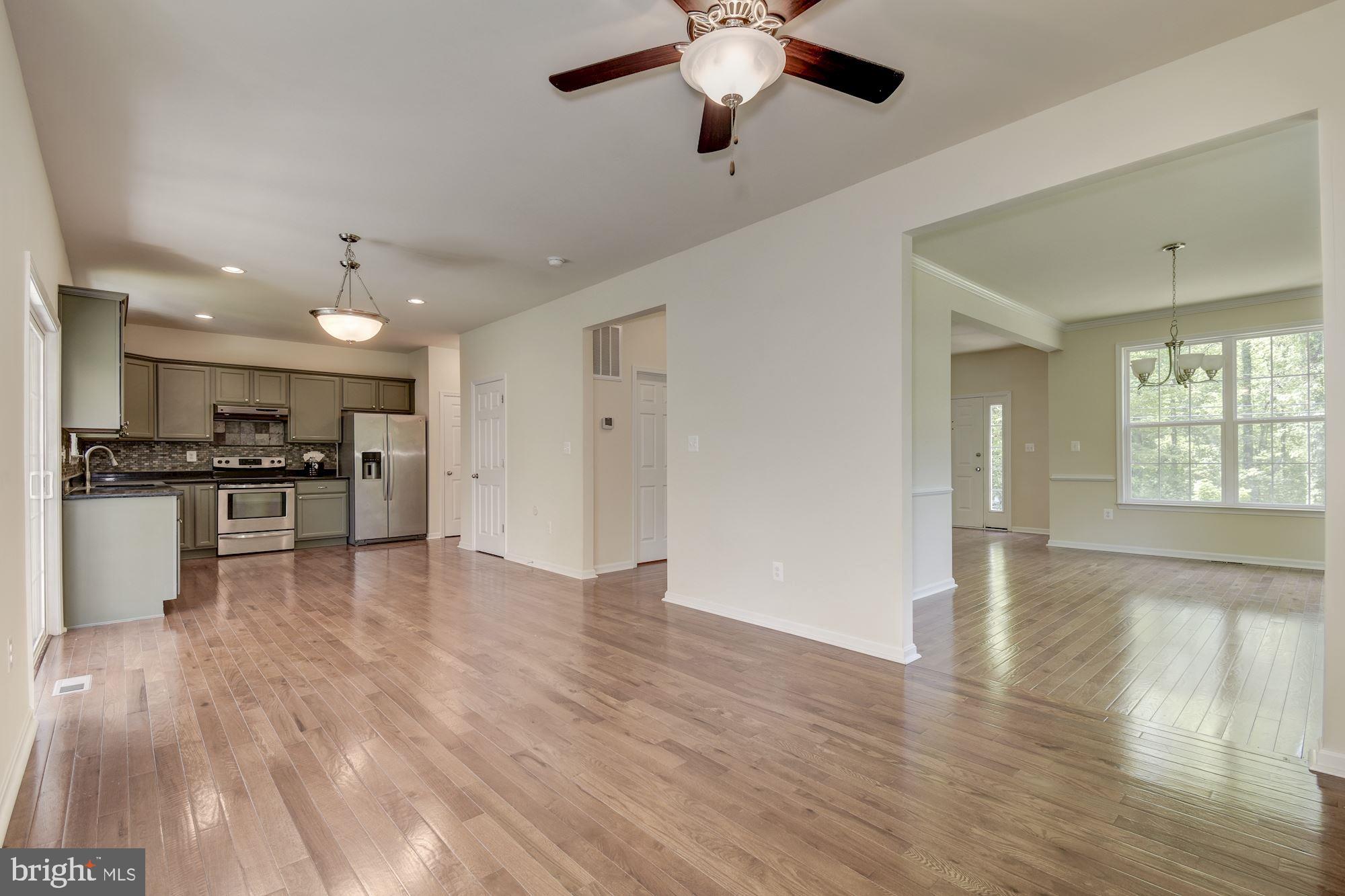 1695 Lottie Fowler Road Prince Frederick, MD 20678 - Photo 13 of 42 View From Family Room to Kitchen