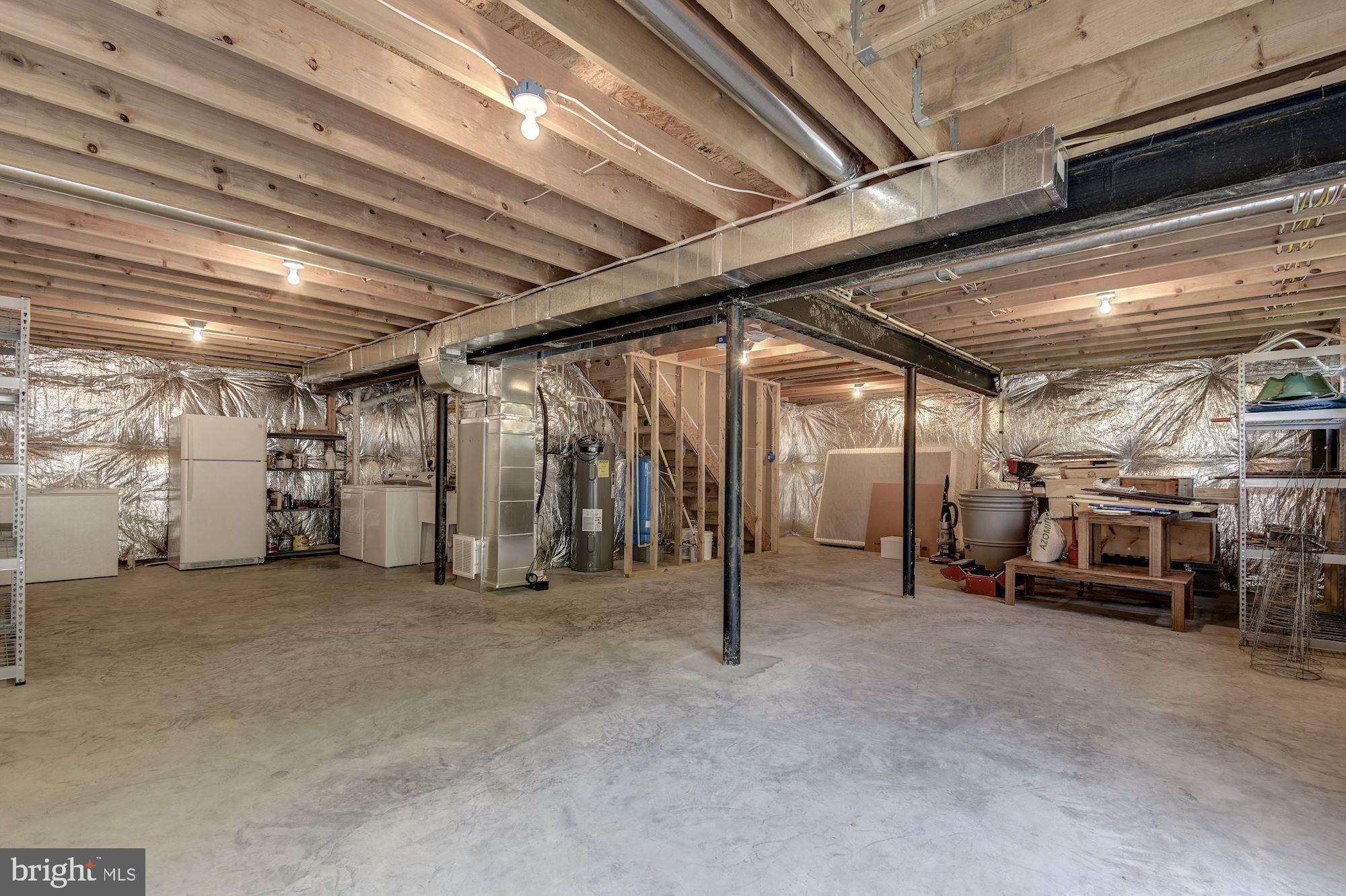 1695 Lottie Fowler Road Prince Frederick, MD 20678 - Photo 35 of 42 Large Full Basement Ready to Finish