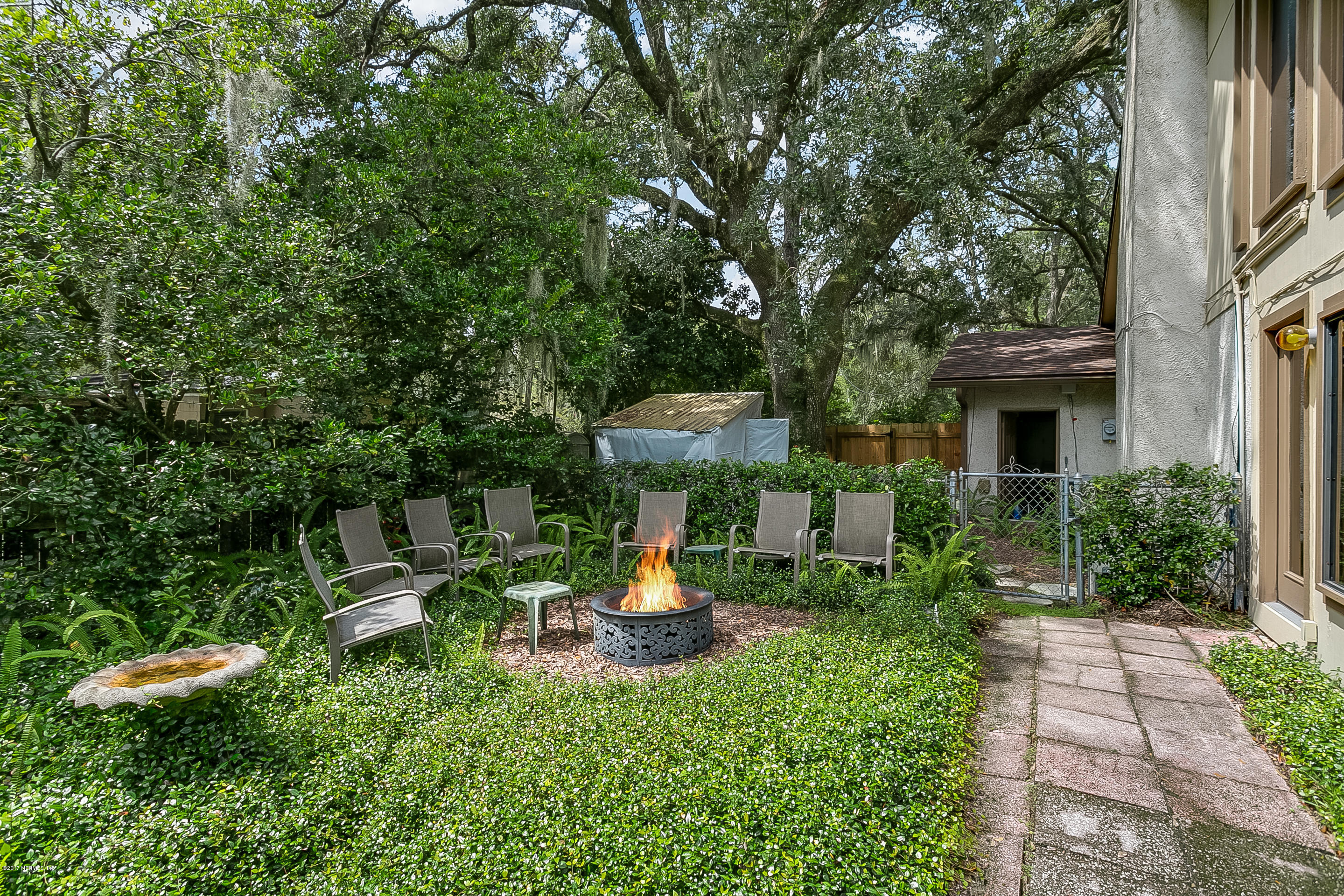 10945 Scott Mill Road Jacksonville, FL 32223 - Photo 32 of 35 Side Yard - Firepit