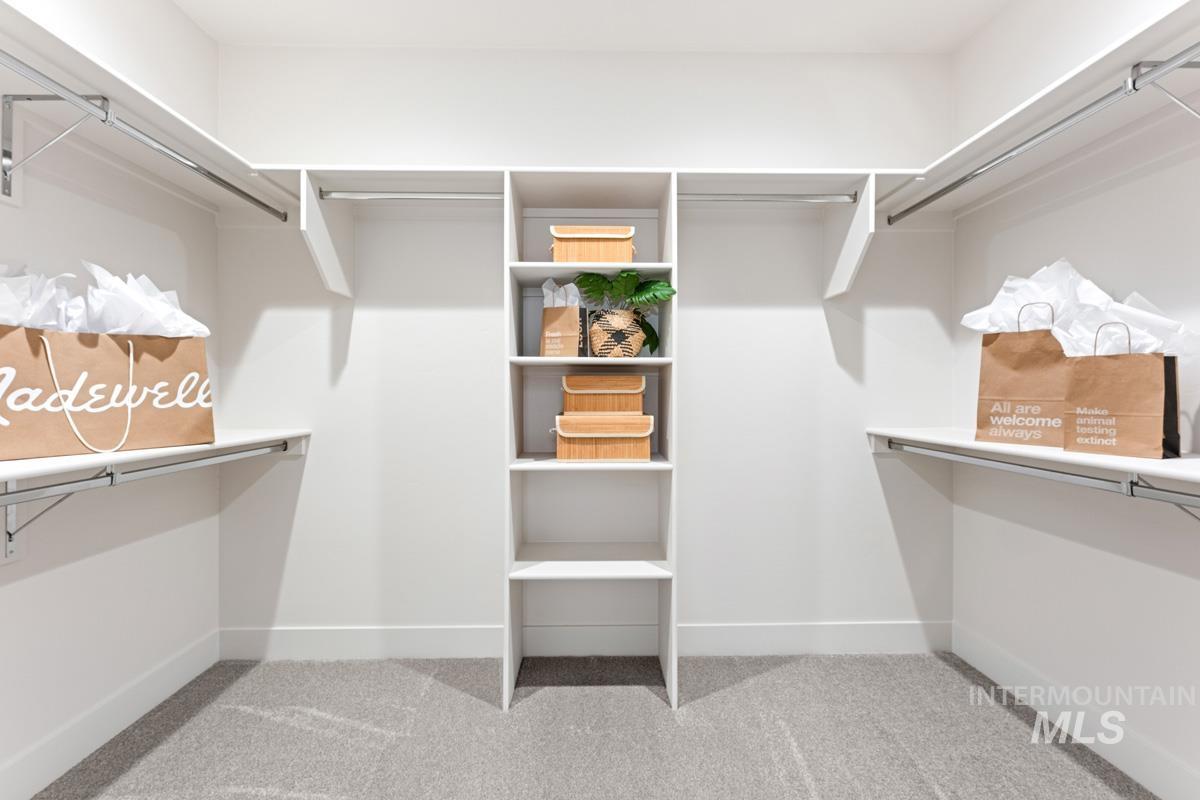 13374 North Spring Creek Way Boise, ID 83714 - Photo 16 of 49 Walk in closet featuring light colored carpet