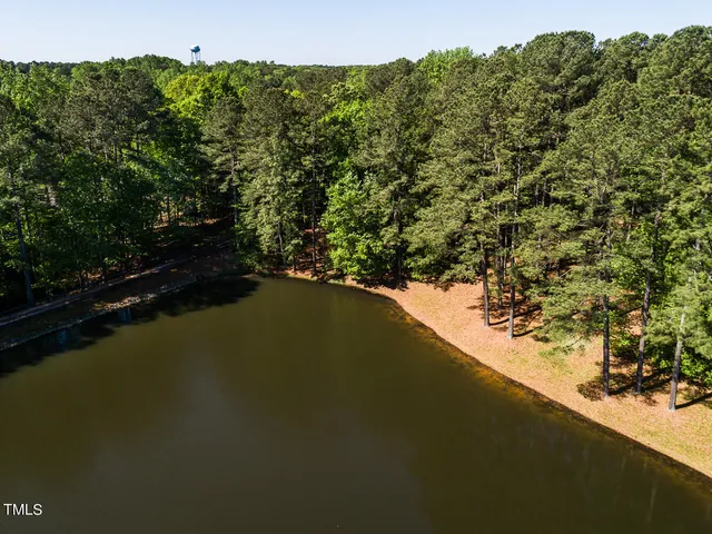an aerial view of a residential houses