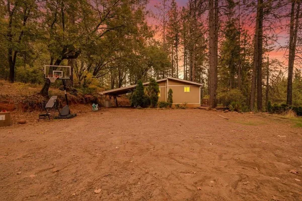 a view of outdoor space yard and basketball court