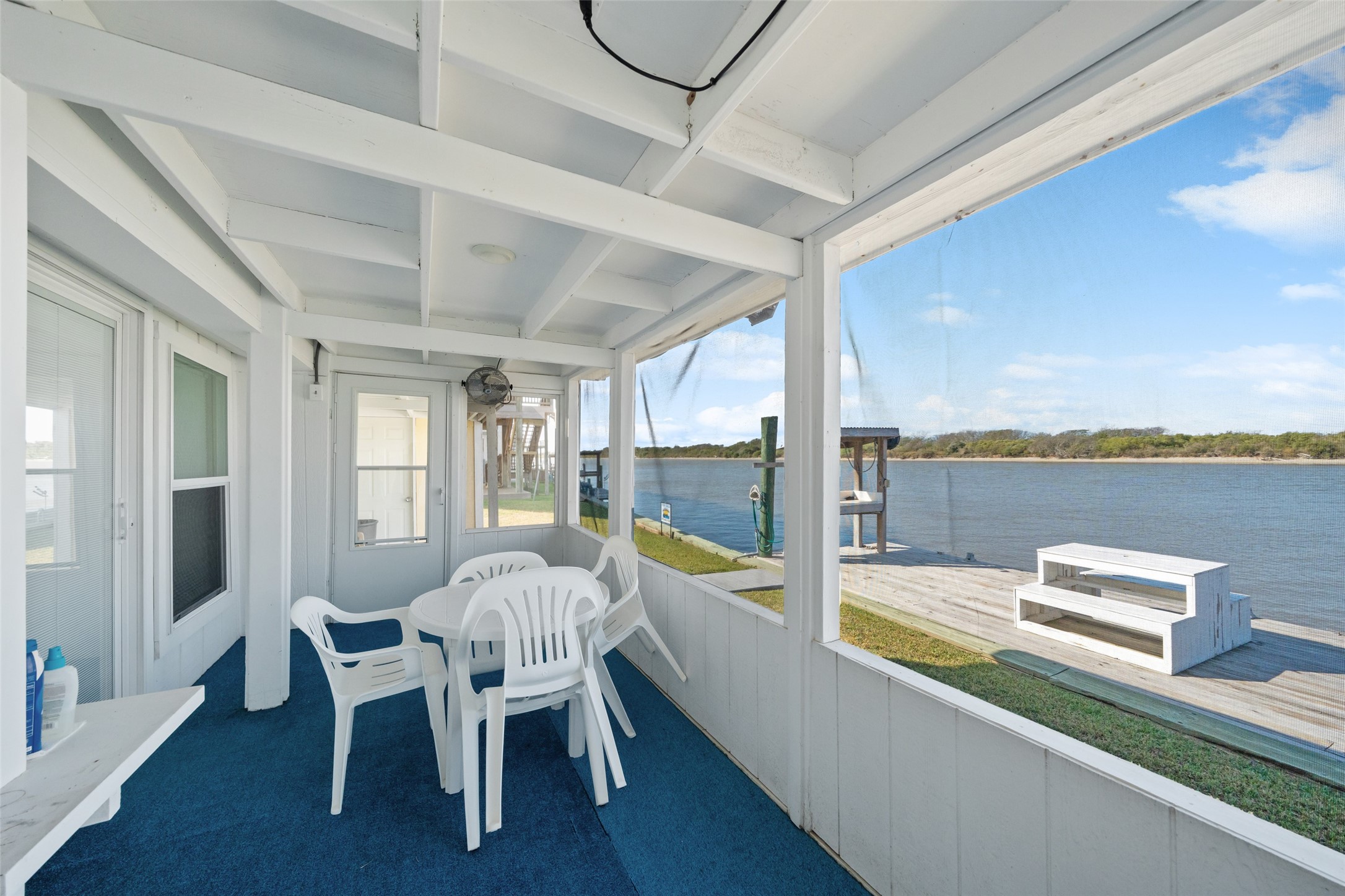 3130 Fm-2031 Matagorda, TX 77457 - Photo 24 of 25 a view of a dining room with furniture window and wooden floor