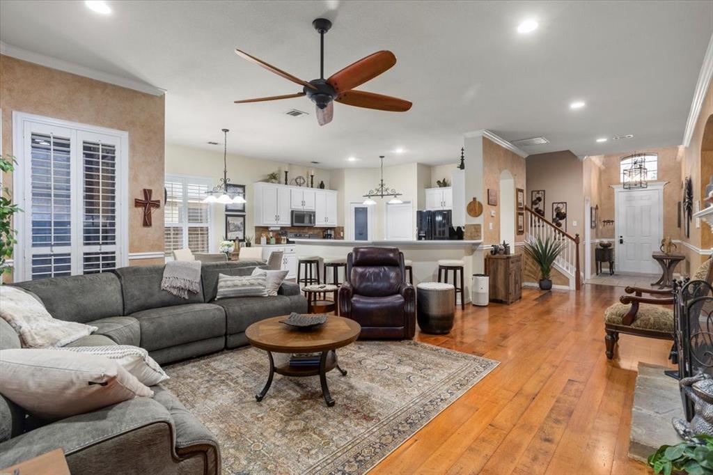 8312 Teja Trail Benbrook, TX 76126 - Photo 5 of 23 a living room with furniture and a large window
