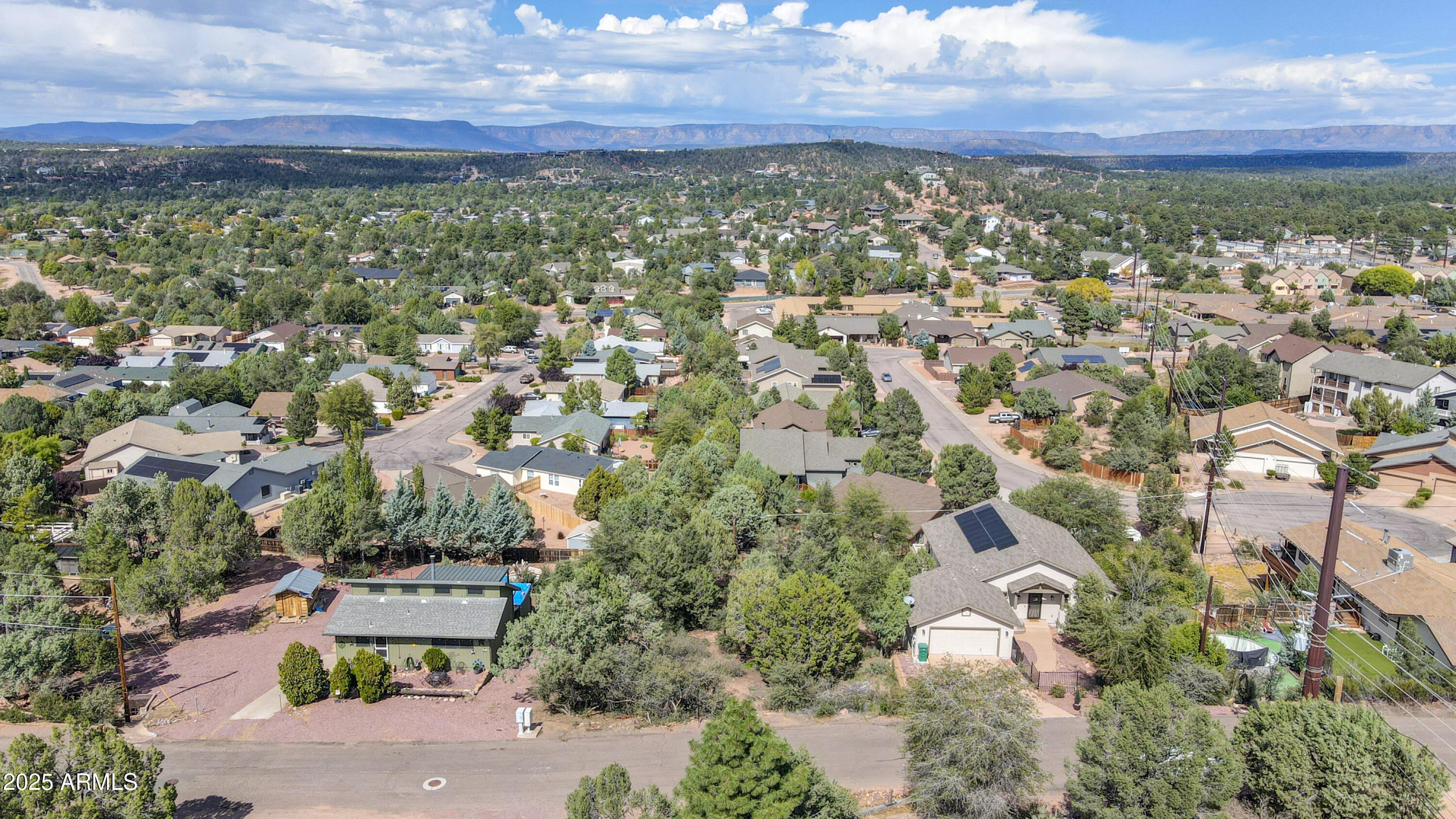 814 West Rim View Road, Unit 10 Payson, AZ 85541 - Photo 7 of 9 an aerial view of residential houses with outdoor space