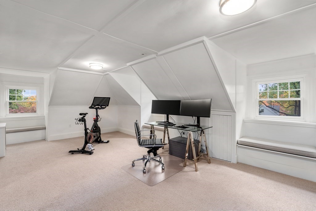 11 Hillside Road Wellesley, MA 02481 - Photo 22 of 29 a view of a room with gym equipment