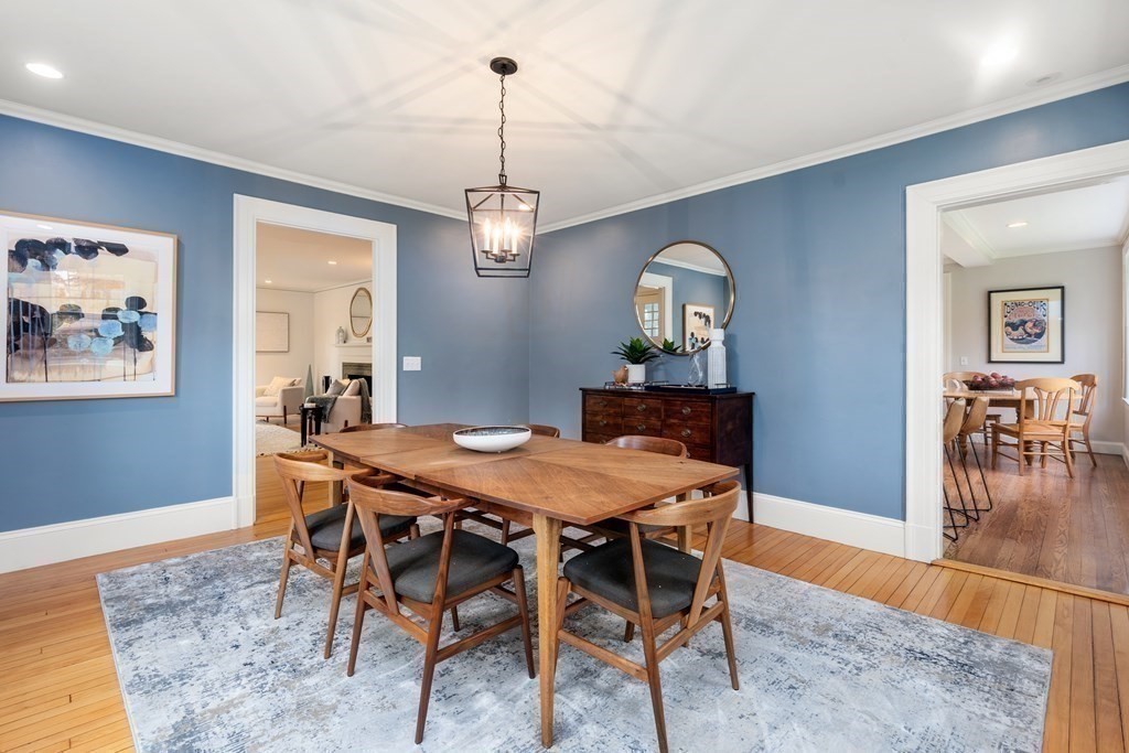 11 Hillside Road Wellesley, MA 02481 - Photo 6 of 29 a view of a dining room with furniture