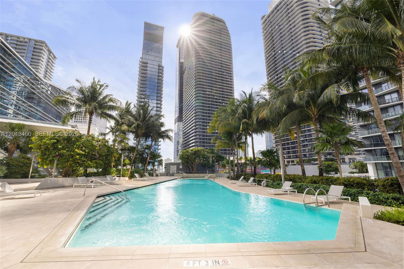 88 Southwest 7th Street, Unit 1201 Miami, FL 33130 - Photo 31 of 39 a view of outdoor space yard and lake view