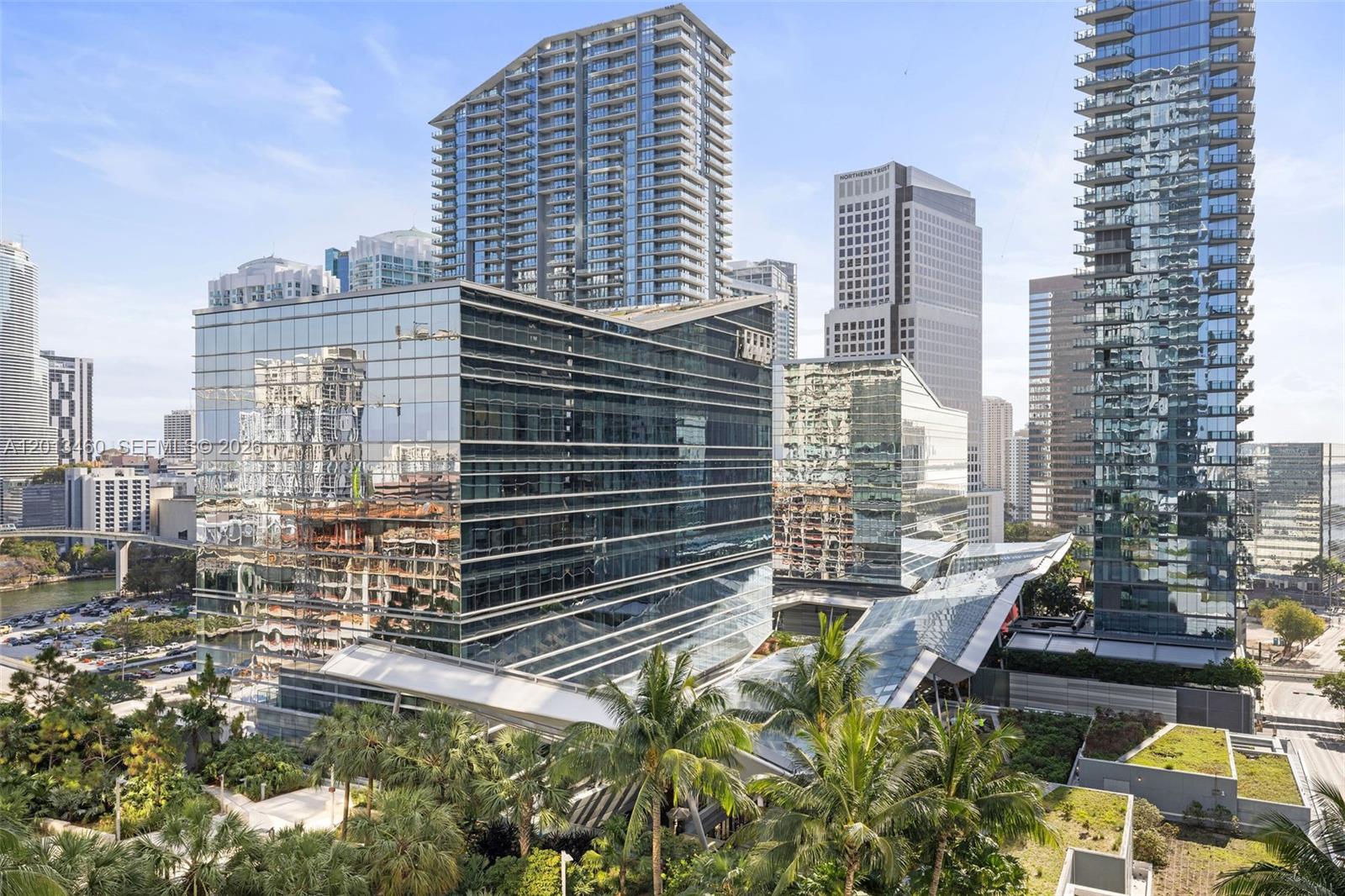 88 Southwest 7th Street, Unit 1201 Miami, FL 33130 - Photo 7 of 39 a view of a city with tall buildings