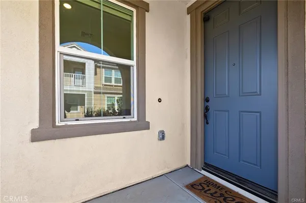 a view of an entryway door