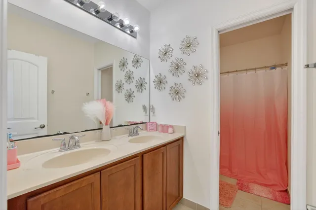 an aerial view of residential building with outdoor space