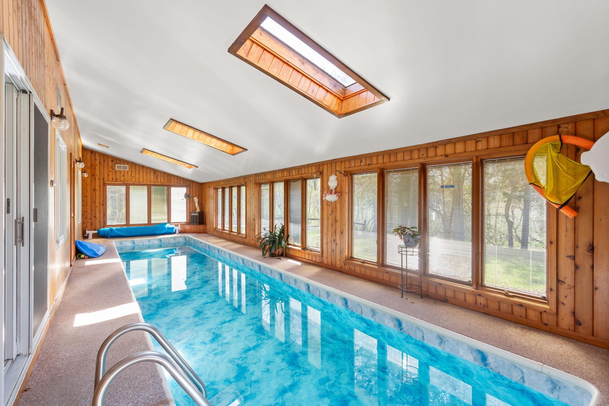13004 Indian Trail Road Broadway, VA 22815 - Photo 36 of 56 with new liner, heated and skylights off the family room in the lower level.