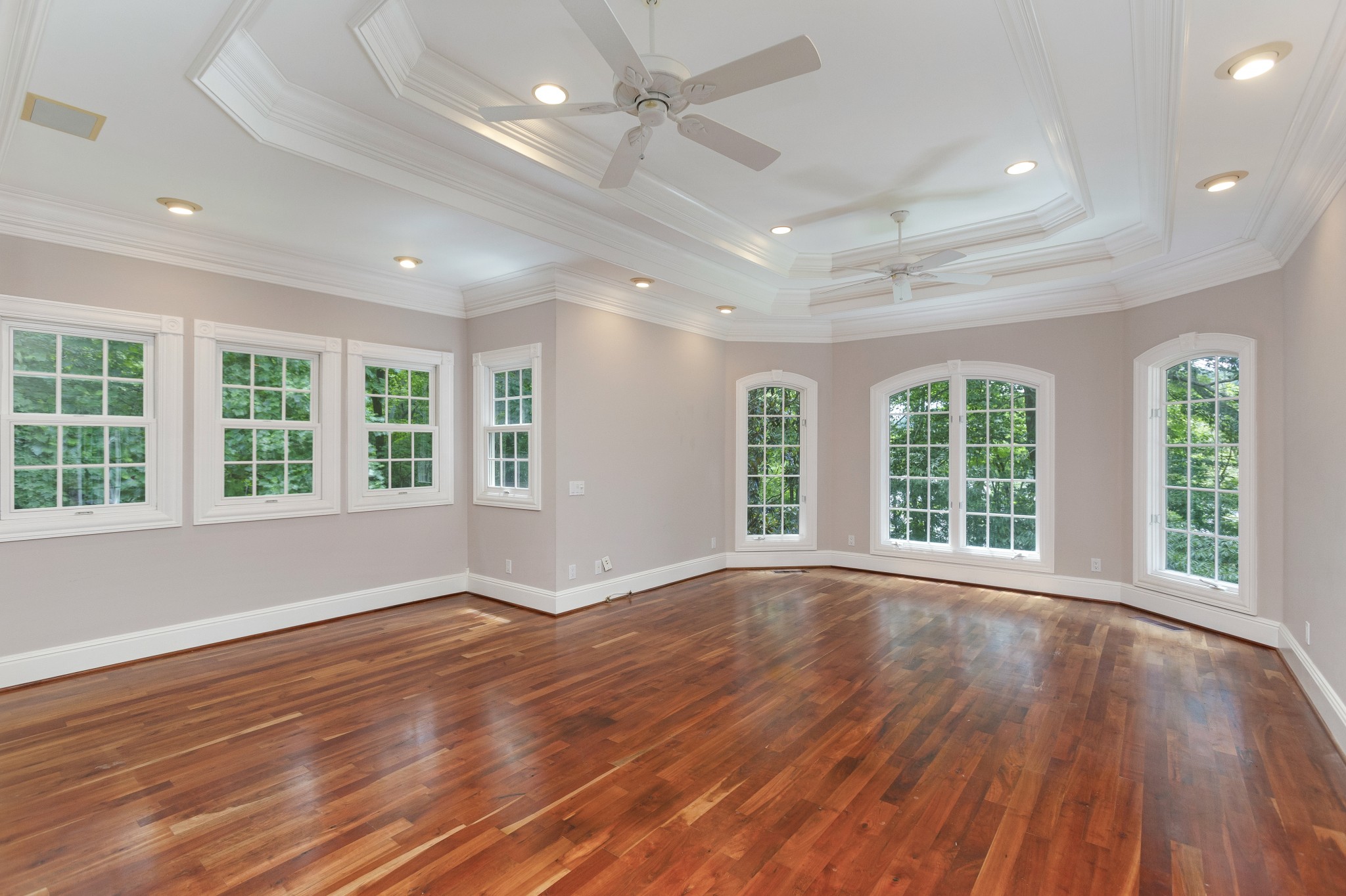 415 Cooksey Batson Road Charlotte, TN 37036 - Photo 19 of 60 a view of an empty room with wooden floor and a window