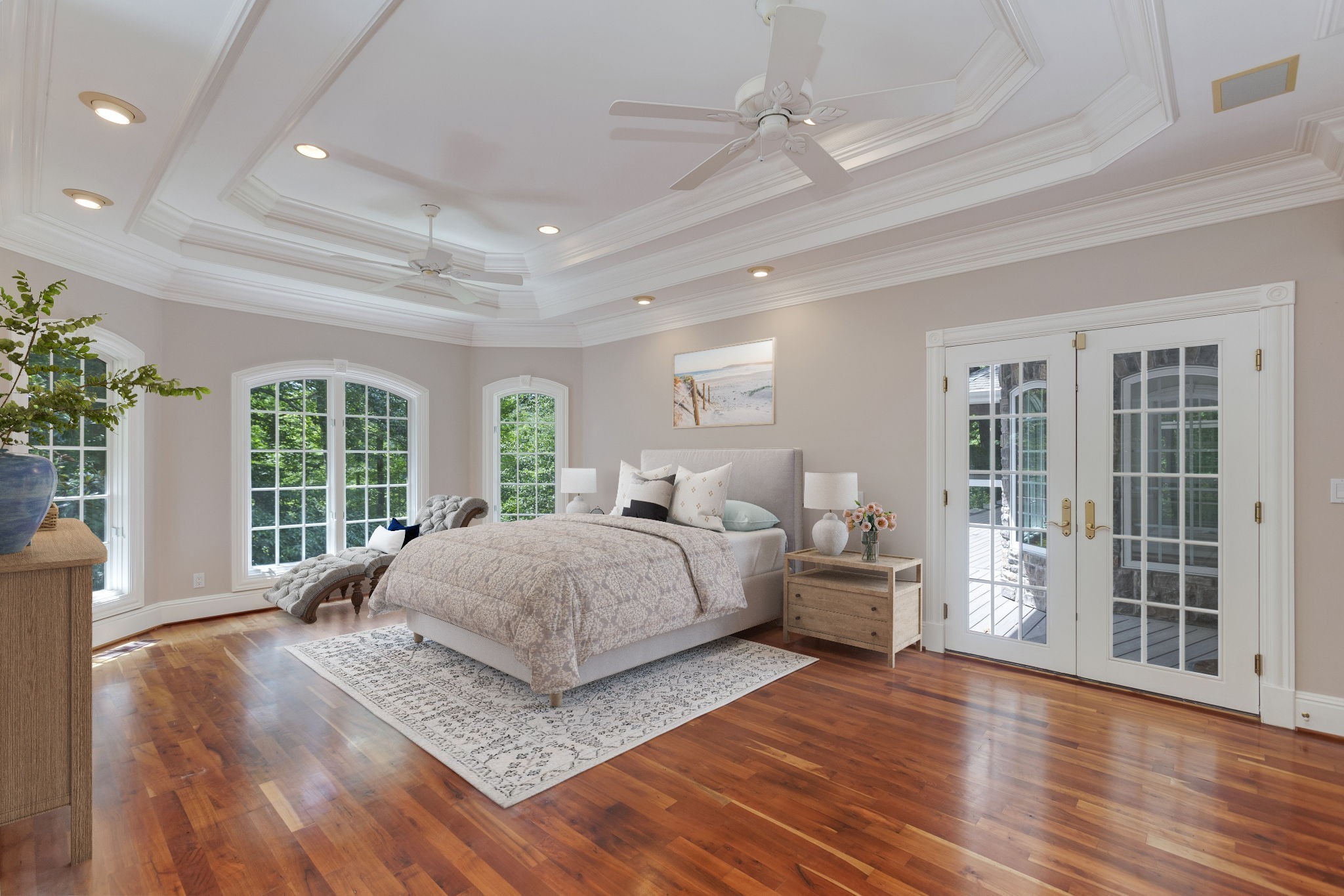 415 Cooksey Batson Road Charlotte, TN 37036 - Photo 22 of 60 a spacious bedroom with a large bed and a large window