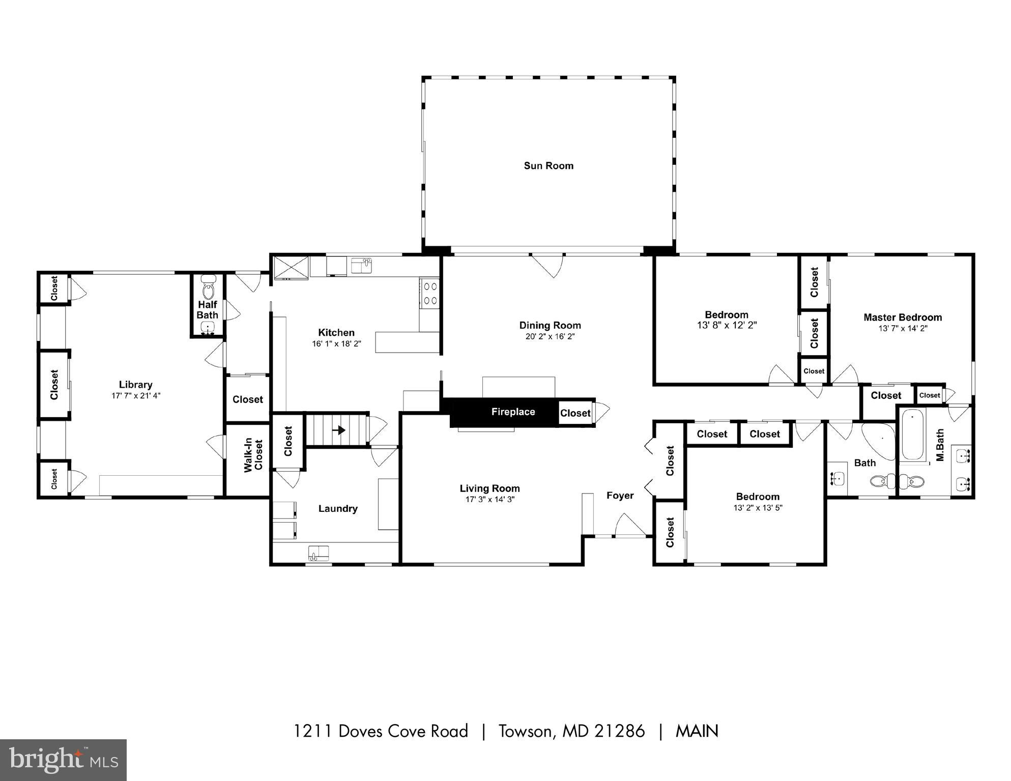 1211 Doves Cove Road Baltimore, MD 21286 - Photo 41 of 43 Main floor plan