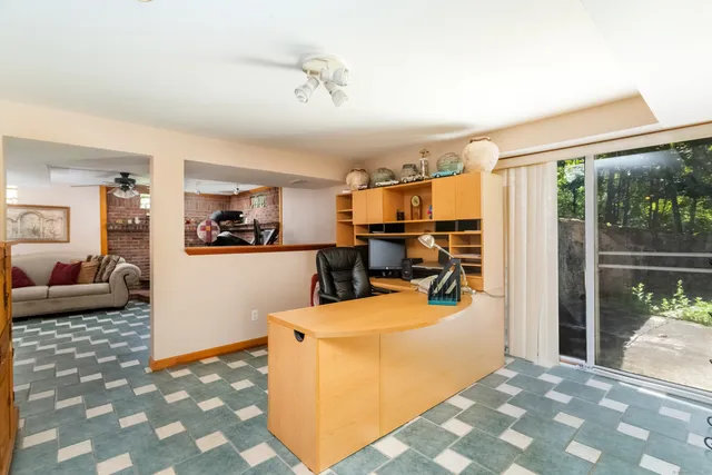 a view of a living room