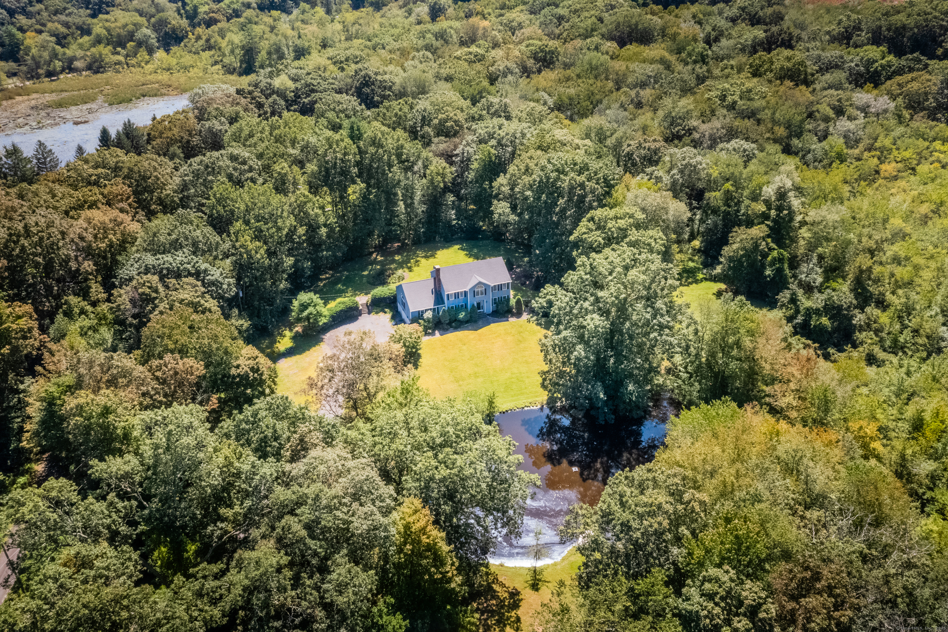491 Hammertown Road Monroe, CT 06468 - Photo 4 of 40 an aerial view of a houses with yard