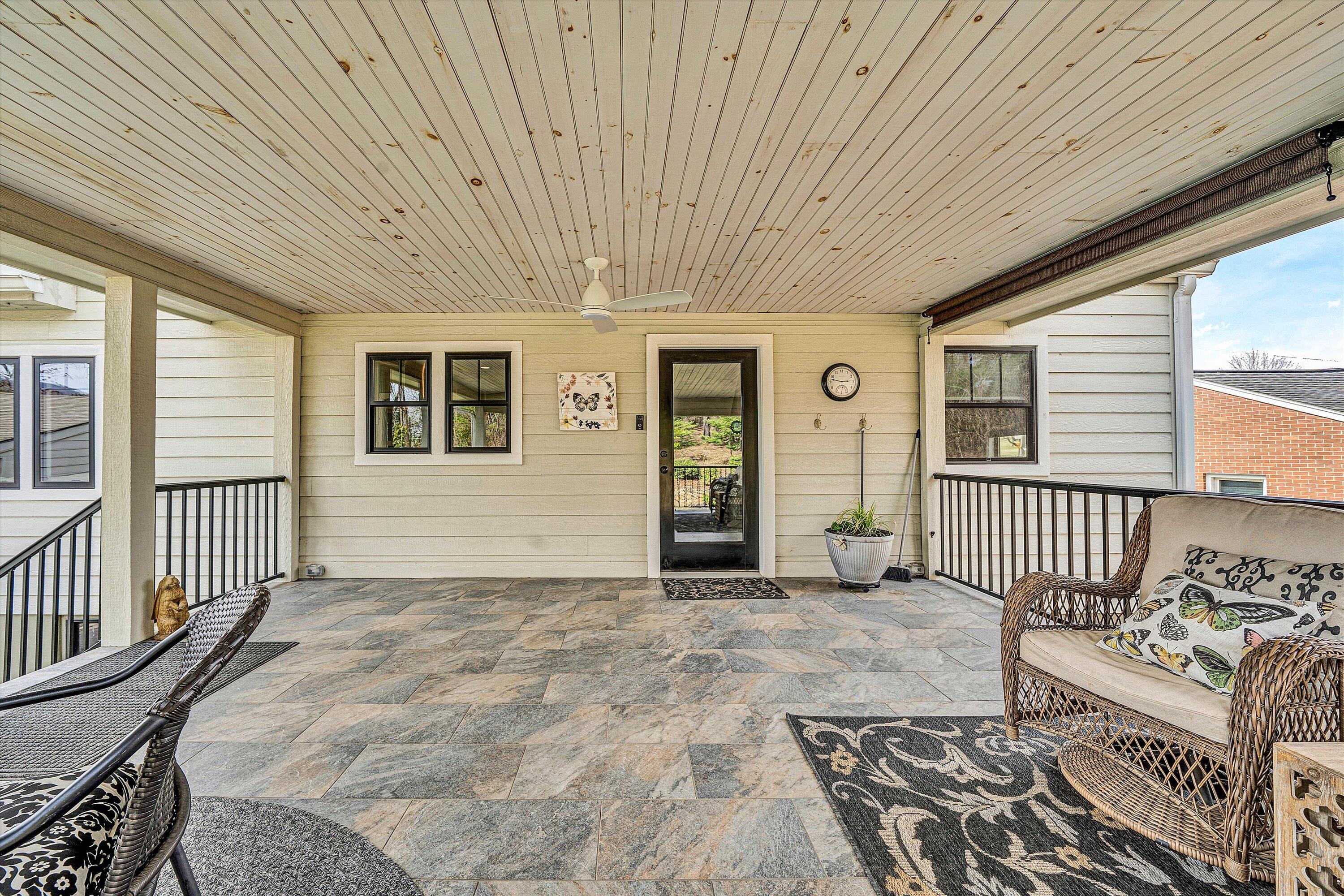 1017 Overland Road Southwest Roanoke, VA 24015 - Photo 22 of 58 Rear Covered Porch