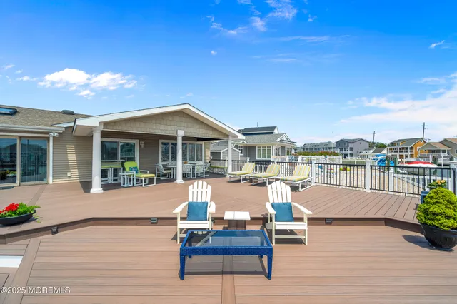 a outdoor view with a sitting space