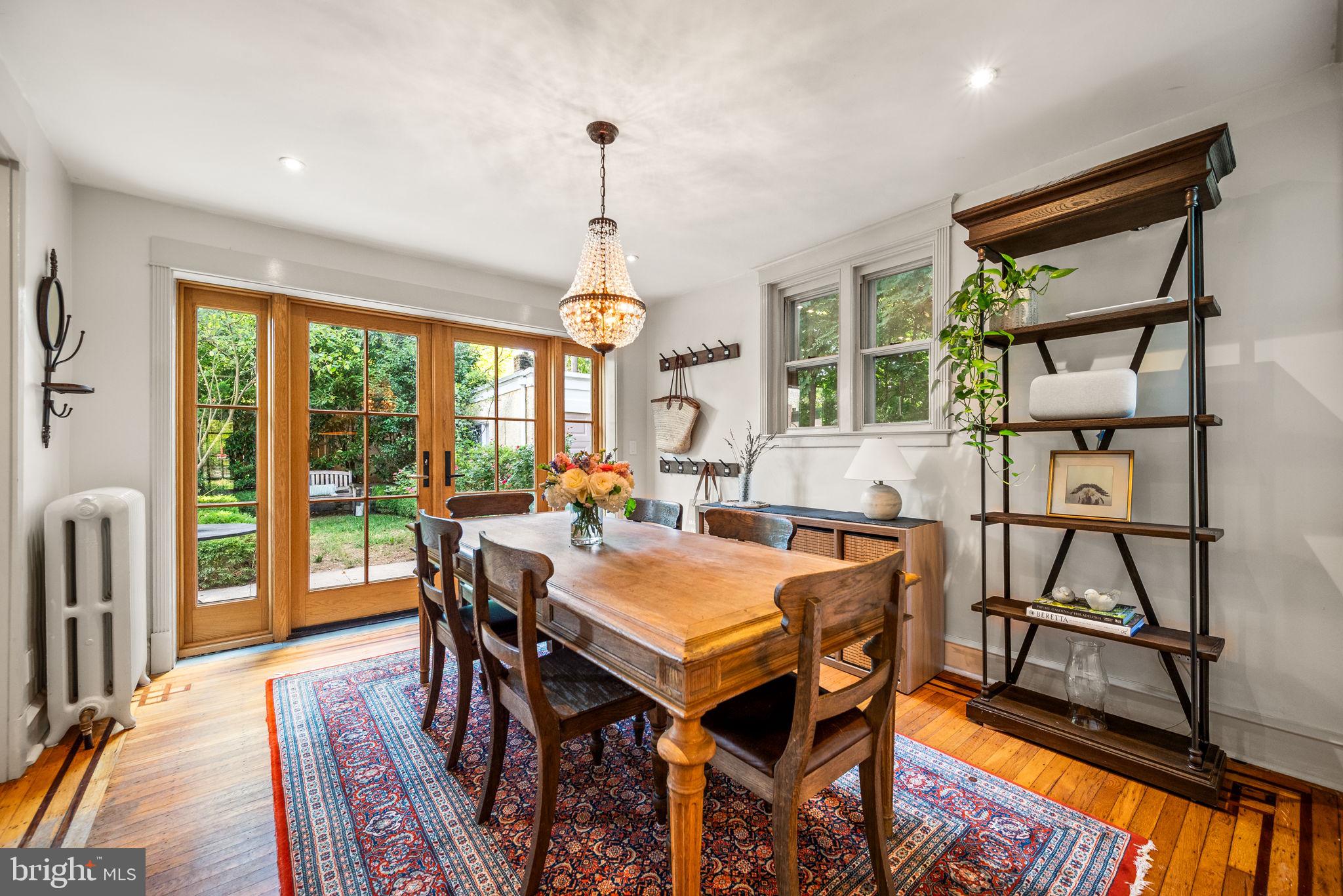 3310 West Penn Street Philadelphia, PA 19129 - Photo 8 of 26 a view of a dining room with furniture window and wooden floor