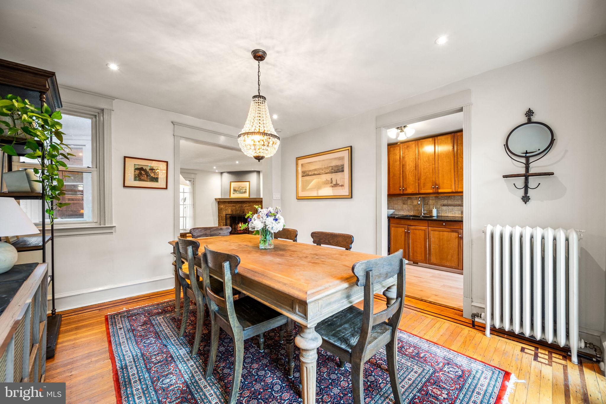 3310 West Penn Street Philadelphia, PA 19129 - Photo 10 of 26 a view of a dining room with furniture window and wooden floor