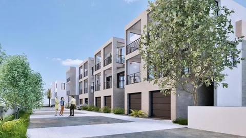 a view of lake and ocean