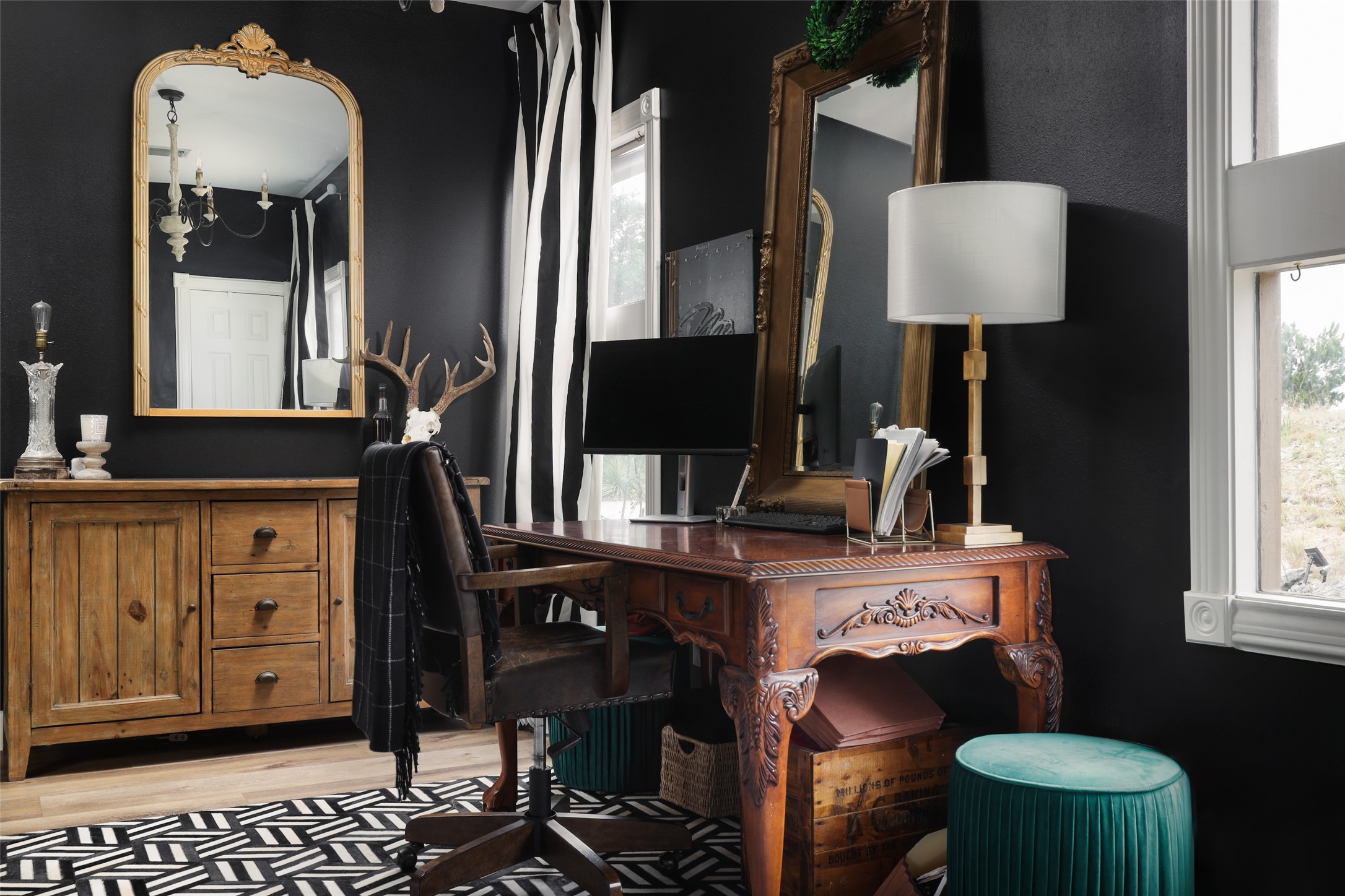 8075 Mt Sharp Road Wimberley, TX 78676 - Photo 18 of 30 a bathroom with a sink toilet and mirror