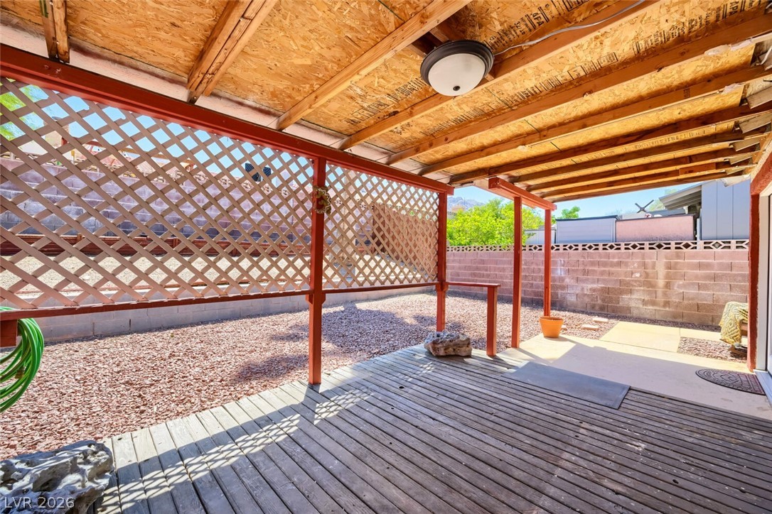 2322 Sabroso Street Las Vegas, NV 89156 - Photo 14 of 17 A relaxed outdoor covered patio provides a delightful space for leisure.